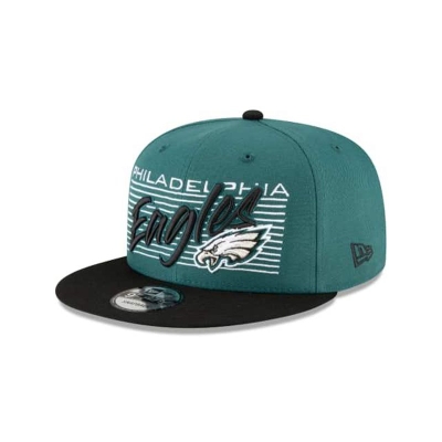 Philadelphia Eagles Gorra | New Era NFL Retro 9fifty Snapback Cap Mexico - Verdes